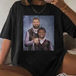 Jason Kelce Jalen Hurts Philadelphia Football Shirt, Step Bros Funny Shirt Hallo